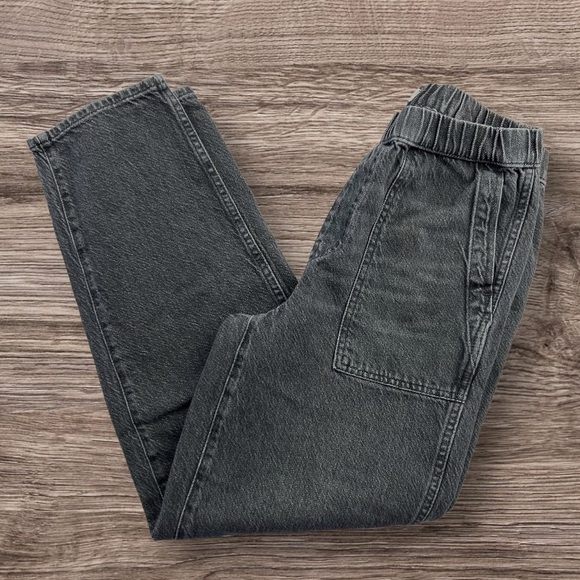 Madewell Relaxed Pull On Elastic Waist Medium Denim Jeans Sz: ST - Picture 3 of 14